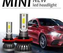 MINI LED лампы H7 H11 H4 H1 H8 HB2 9005 H10 HB3 9006. 6000K
