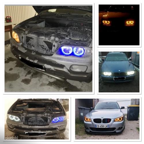 BMW led marker angel eyes x5(e53),e39,e60,e61,e65,e87 (foto #9)