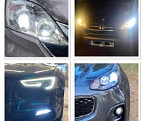 LED KOMPLEKTID: AUDI,BMW,MB ,KIA,HONDA. H7,H11,H1,HB3,HB4