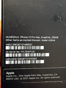 iPhone 13 Pro Max 256GB Graphite Dual sim (kahe SIM-kaardiga (7 foto / 9)