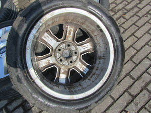 Оригинальные диски Ford Galaxy R17 5x112, шины 6 мм (6 фото из 9)