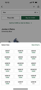 Jordan 4 Retro University Blue (3 foto / 4)