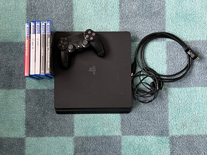 PLAYSTATION 4 SLIM 500gb + 5game + 1gamepad (ps4,пс4,пс 4,ps (2 фото из 2)