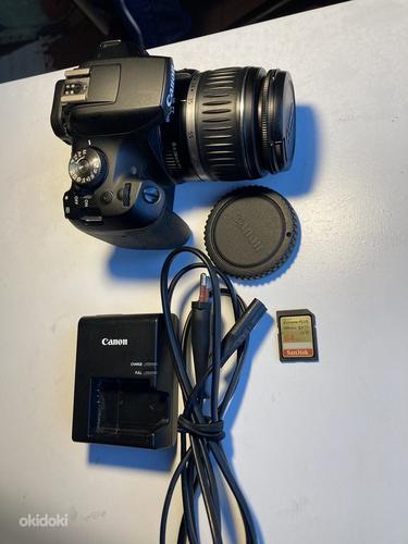 Полукадровая камера canon 2000D + объектив 18-55 мм + SD-карта 64 ГБ (фото #1)