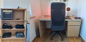 IKEA laud ja riiul (1 foto / 3)