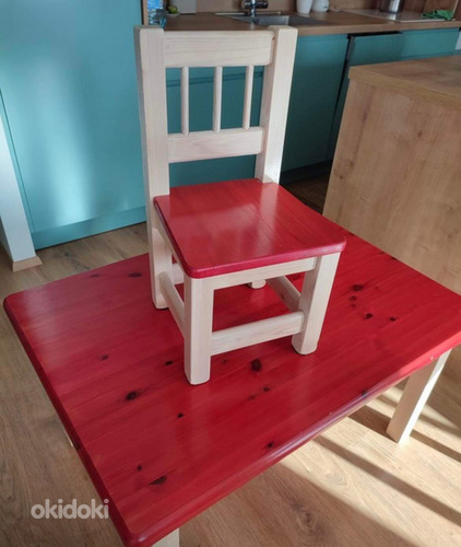 Детский стул и стол (фото #4)