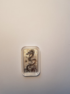 1 oz Austalian Dragon nelinurkne hõbemünt (2018) (1 foto / 2)