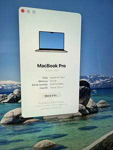 MacBook Pro 14” (2021) M1 Max / 32GB RAM (3 foto / 5)