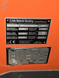 Штабелер, погрузчик Linde L12 LS (5 фото из 6)