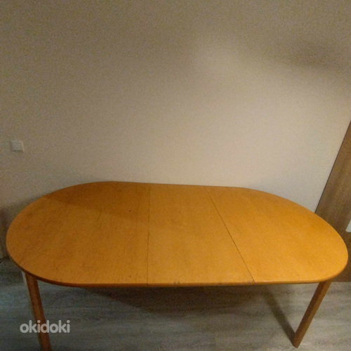 Обеденный стол SOTKA массив дерева, складной (фото #10)