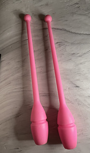 Klubid rütmilise võimlemise jaoks 40 cm plastikust al (3 foto / 3)