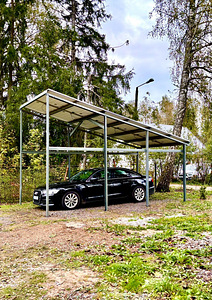 Päikesepaneelidest autovarjualune (4 foto / 6)