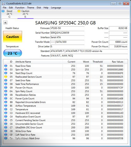 Жесткий диск 250 Гб Samsung SP2504C (фото #2)
