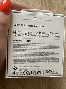 Samsung galaxy buds live, must (2 foto / 2)