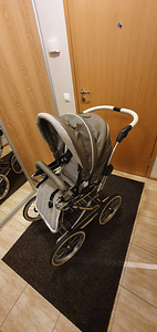 TEUTONIA ELEGANCE INCL. CHROME CHASSIS-MOUNTED CARRYCOT (2 foto / 10)
