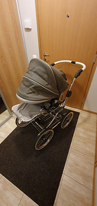TEUTONIA ELEGANCE INCL. CHROME CHASSIS-MOUNTED CARRYCOT (4 foto / 10)
