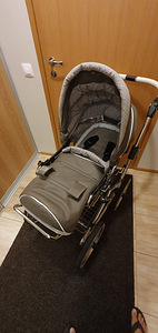 TEUTONIA ELEGANCE INCL. CHROME CHASSIS-MOUNTED CARRYCOT (5 foto / 10)