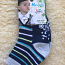 Детские носки в синюю полоску, размер: 12-18 мес., Новые (фото #1)