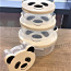 Контейнер для еды панда, 4шт комплект, новые (фото #1)