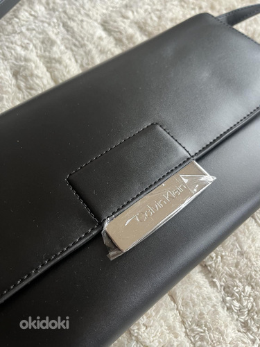 Кожаная черная сумочка Calvin Klein новая! (фото #2)