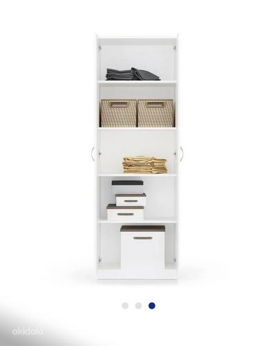 Белый милый миниатюрный шкаф высота: 178, ширина: 60, глубина (фото #1)