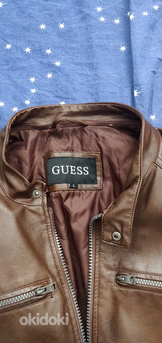 Кожаная куртка Guess L (фото #3)
