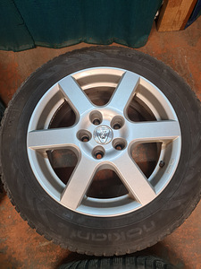 VW,AUDI,SKODA ALUETT veljed 16" NOKIAN 205/60/16 talverehvid (4 foto / 10)