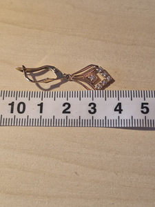 Pikad kuldkõrvarõngad 585pr. 4 cm. (4 foto / 6)