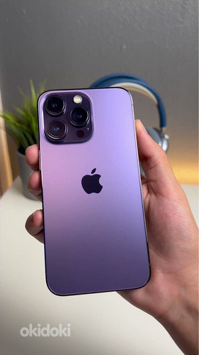 iPhone 14 Pro Max 128Gb фиолетовый в хорошем состоянии (фото #2)