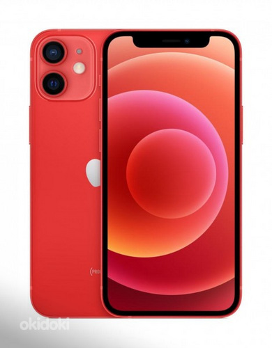 iPhone 12 Mini 64Gb Red в хорошем состоянии (фото #1)