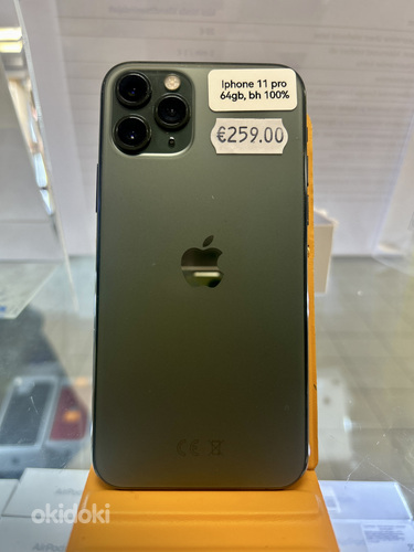 iPhone 11 Pro 64Gb Green в хорошем рабочем состоянии (фото #1)