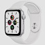 Apple Watch SE 44mm LTE серебристый возобновляемый аккумулятор 100% (фото #1)