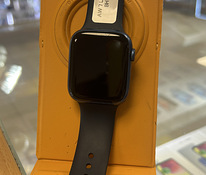 Apple Watch 7 GPS+LTE, 45 мм синий силиконовый ремешок Хорошее состояние