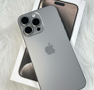 iPhone 15 Pro Max 268GB Natural Titanium väga heas korras (1 foto / 2)