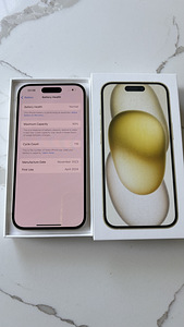 iPhone 15 128Gb Yellow uueväärne (3 foto / 6)