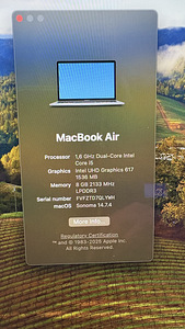 MacBook Air 13 (2019) väga heas seissukorras (3 foto / 6)