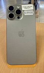 Apple iPhone 15 Pro Max 256GB Natural titanium v heas korras (2 foto / 2)