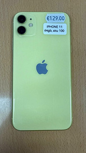 iPhone 11 64Gb Yellow heas korras (1 foto / 1)