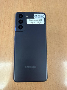 Samsung S21 5G 8/128Gb Grey v heas korras (2 foto / 2)
