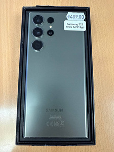 Samsung Galaxy S23 Ultra 12/512Gb Green heas seissukorras (1 foto / 5)