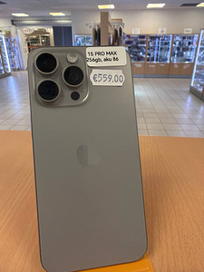 iPhone 15 Pro Max 256Gb natural tittanium v heas korras (1 foto / 1)