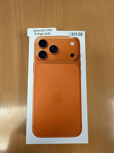 Uus Apple iPhone 17 Pro Max 512Gb Orange (1 foto / 1)