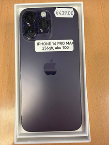 iPhone 14 Pro Max 256Gb Purple Heas seissukorras (1 foto / 3)