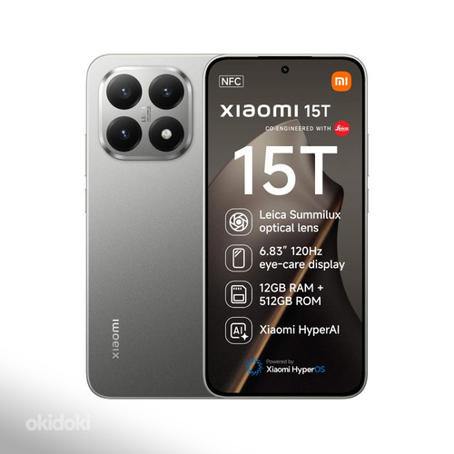 Новый Xiaomi 15T 256Gb Серый