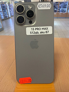 iPhone 15 Pro Max 512Gb Natural titanium Heas korras (1 foto / 1)