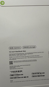 Uus Apple MacBook Neo 13" (2026) A18 8/256Gb Swe Blue (3 foto / 4)