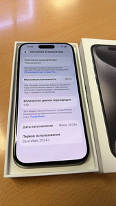 Apple iPhone 15 Pro 256Gb Black Tittanium v heas korras (2 foto / 2)