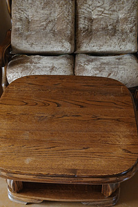 Komplekt (diivan + 2 tugitooli + laud) (5 foto / 7)
