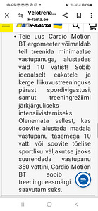 Velotrenažöör Hammer Cardio Motion BT (8 foto / 10)