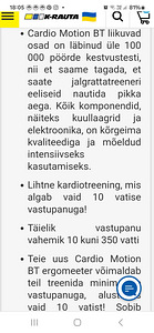 Velotrenažöör Hammer Cardio Motion BT (9 foto / 10)